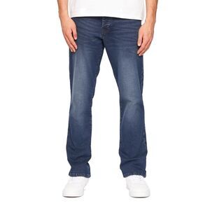 Crosshatch Mens Princed Denim Jeans / Dark Wash